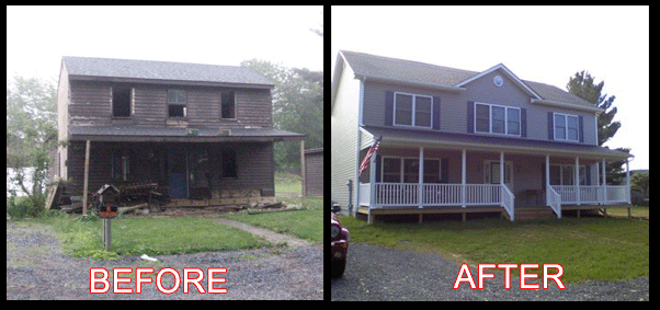 Before and After Extreme Home